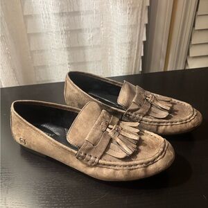 Born Women's Brown Tassel Loafers